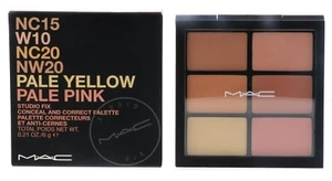MAC Studio Fix Conceal and Correct Palette - LIGHT - NC15 W10 NC20 NW20 NIB Free - Picture 1 of 4