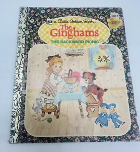 The Ginghams, The Backward Picnic #311-7 A Little Golden Book Vintage 1979 2nd P - Picture 1 of 5