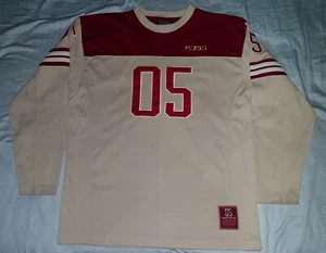 VTG FUBU 05 FOOTBALL LONG SLEEVE JERSEY YOUTH XL HOME SEWN OFFICIAL SPORT SERIES - Picture 1 of 9