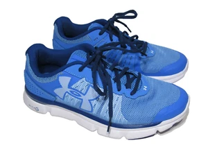 Under Armour Womens Sz 8 Micro G Speed Swift 1266243 Blue Running Shoes Sneakers - Picture 1 of 9