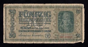 F.C. UCRANIA UKRAINE , 50 KARBOWANEZ 1942 , B/C- (F-) , P.54 . - Picture 1 of 2