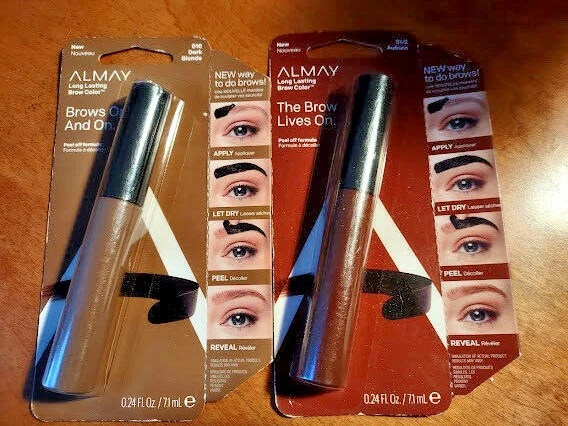 Almay Brows On And On Long Lasting Color Peel Off Formula Color Shade Choice NIP - Image 1 of 1