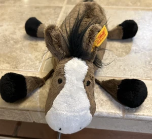 Steiff Pony Brown Plush Horse Dangly Legs New with Tags 087622 Magda ? - Picture 1 of 7
