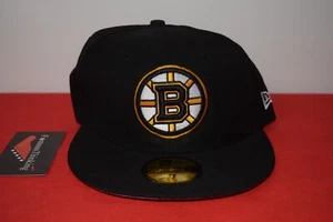 NHL New Era Boston Bruins Fitted Hockey Hat 59Fifty not myfitteds mlb AHL - Picture 1 of 8