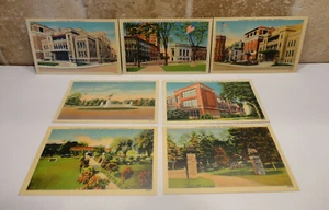 Lote de 7 LITOGRAFÍAS Edificios Años 30 BINGHAMTON Nueva York LINO Sin Usar ++ - Imagen 1 de 6