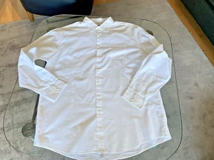 * JACQUES BRITT CUSTOM FIT * Camisa blanca BOTÓN PLUMÓN TALLA 45 / 17,75 - XXL - Imagen 1 de 16