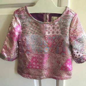 Peek Girls Asian Tapestry Top Size XS (2-3) NEW MSRP $54 - Picture 1 of 5