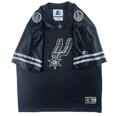 Vintage Starter San Antonio Spurs Football Jersey Men's Sz 4XL NBA Embroidered - Image 1 of 4