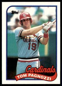 1989 Topps Tom Pagnozzi Baseball Cards #208
