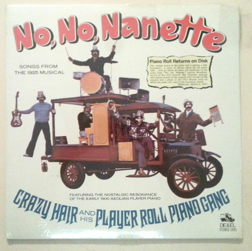Songs From No, No Nanette (Vinyl LP Sealed Crazy Hair) Factory Sealed- R14 — 第 1/1 张图片