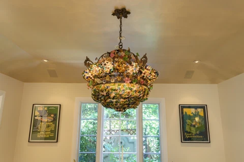 Vintage Murano Glass Chandelier And Matching Sconces Cover