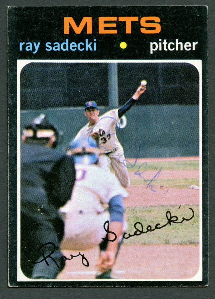 Ray Sadecki #406 signed autograph auto 1971 Topps Baseball Trading Card - Image 1 of 1