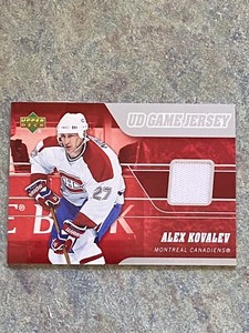 2006 Upper Deck Game Jersey Alex Kovalev Jsy Card!