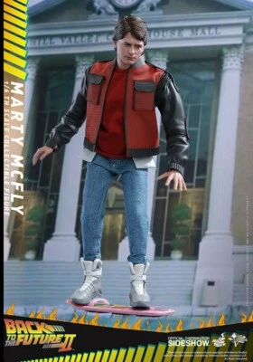 MARTY McFLY MMS379 Figurine 1:6 Back to the Future II Hot Toys NEUVE🔥HOT🔥NEW - Photo 1/3