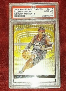 ALLEN IVERSON 2005 FINEST BOXLOADERS SN/399 #Ai17 IVERSON MOMENT PSA 10 🔥 RARE - Picture 1 of 3