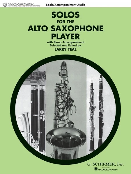Solos for the Alto Saxophone Player Sax and Piano - Book with Audio 050490432 - Image 1 of 1