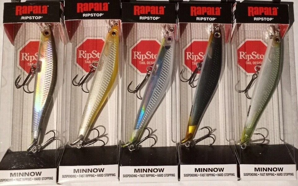 Señuelo de pesca Rapala RipStop Minnows #RPS09 Jerkbaits muchos colores ELIGE FIJO S/H Foto 1 de 1
