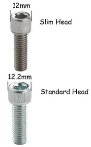 STEM BOLT Sunlite ALLEN HEAD TOPBOLT M8x25 Slim or Standard - Picture 1 of 3