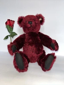 Vintage Steiff DEW DROP ROSE Teddybär 16 Zoll LE 3247/3500 USA MOHAIR NEU in Box - Bild 1 von 17