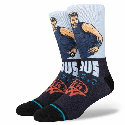 Men's Dallas Mavericks NBA Basketball Stance Graded Luka Doncic Socks Large Cover