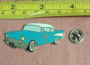 RARE Salt Lake City Olympics Classic 57 Chevy Chevrolet Blue Car LE Pin 980/2002 - Bild 1 von 4