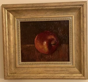 Wisconsin Doris Wokurka Original Oil Painting “Apple” Signed Listed Artist COA - Picture 1 of 5
