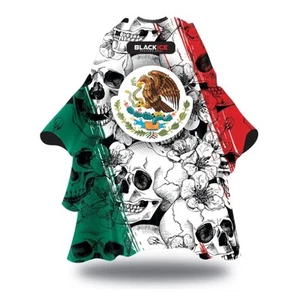 Capa de Barbero Black Ice México Calaveras - Envío Gratis - Imagen 1 de 5