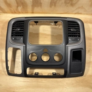 2013-2018 Dodge Ram 1500 Center Dash Radio Climate Bezel 1WA381X9AB OEM - Picture 1 of 17