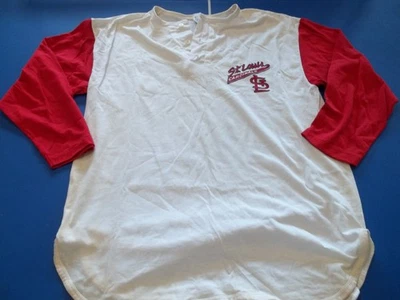 VINTAGE ST. LOUIS CARDINALS CHAMPION MENS 2 button SHIRT SIZE XL - Image 1 of 4