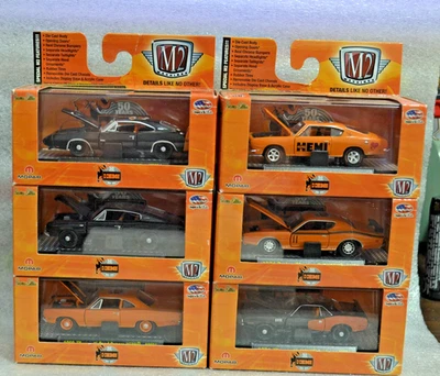 M2 Machines 50 Years of Hemi, Set Of 6 Cars, Black & Orange Set - Image 1 of 4