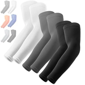 UV Sun Protection Arm Sleeves - Compression Arm Sleeve, UV Arm Sleeves for Me... - Picture 1 of 7