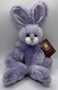 Charlie Bears ‘Dew Drop’ Bunny Plush Collection Purple New With Tags - Picture 1 of 6