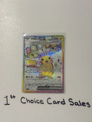Pokémon TCG Surging Sparks Pikachu EX 219/191 Full Art Ultra Rare - Image 1 of 2