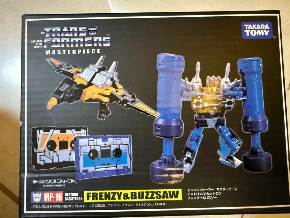 Takara Tomy Masterpiece Mp16 Mp-16 Frenzy Buzzsaw Action Figure Toy