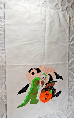 Vintage Daisy Kingdom Halloween Print Candy Bag Pillowcase - Image 1 of 4