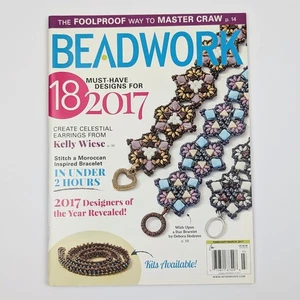 Beadwork Magazin Februar/März 2017 Perlen, Perlen Schmuck Projekte, Verflechten - Bild 1 von 3