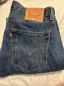 Levi's 511 Denim schmale Passform Herrenjeans Größe 32 x 32 neu mit Etikett siehe Hinweis nur Größenetikett - Bild 1 von 3