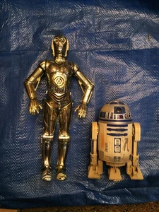 Star Wars 1/6 Scale Action Figures R2-D2 & Talking C-3PO Weathered LOT of 2 - Bild 1 von 11