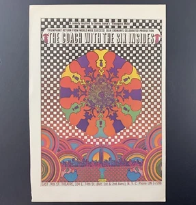 Vtg Peter Max Coach With The Six Insides Pope Swami Art Poster 1971 11x16 - Picture 1 of 6
