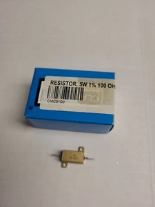 Clarostat CMC5-100, 100 Ohm 1% 5 Watt Metal Power Resistor 5W - Picture 1 of 3