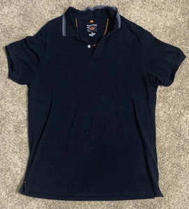 Dockers Men's Polo XL Short Sleeve Cotton Black - Picture 1 of 12