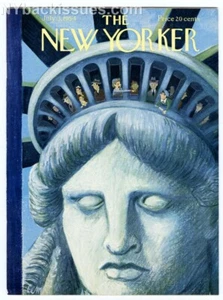 New Yorker magazine July 3 1954 Statue of Liberty John Cheever Maeve Brennan NM - Imagen 1 de 4