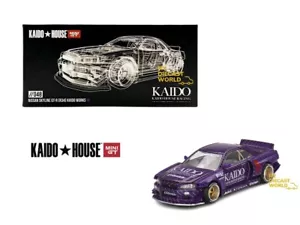 Kaido House x Mini GT 1:64 Nissan Skyline GT-R (R34) Kaido WorksV1 SEALED - Picture 1 of 7