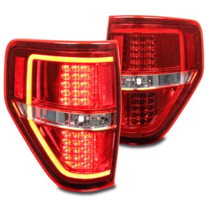 Fit 09-14 Ford F-150 F150 Pickup Truck LED Tube Tail Brake Lights Rear Lamps Red - Bild 1 von 10