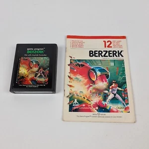Berzerk Atari 2600 Cartridge With Manual - Picture 1 of 5