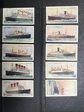 Merchant Ships Of The World Cigarette Cards 40 Of 50 Antique 1924