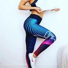 Womens Sports and Fitness Leggings - S M L XL Yoga Pants - Vibrant Stretchy Gym 