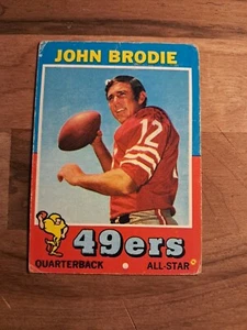 1971 Topps - #100 John Brodie, 49ers-Quarterback - Picture 1 of 11