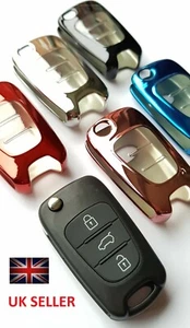 KEY FOR KIA CEED SORENTO RIO SPORTAGE PICANTO 3 BUTTON CASE COVER FLIP REMOTE 1 - Picture 1 of 11