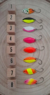 Trout Spoon Forellenblinker Spinner Blinker Angelköder Löffelblinker Köder 2 g - Bild 1 von 4